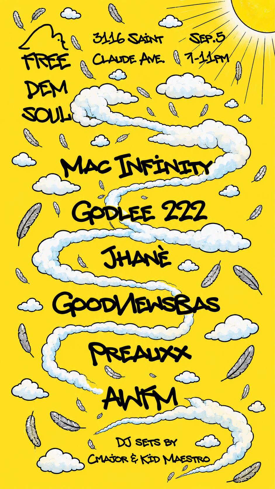 September 5 New Orleans Weirdly LuXXurious event flyer